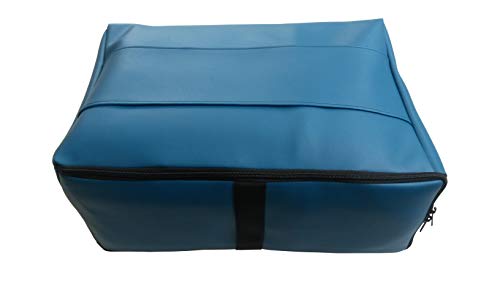 Biona Reise Matratzenauflage für Flugreisen als Handgepäck aus Viscoschaum mit Tasche Kunstleder (Frottee Weiss, Amazonas) von Biona