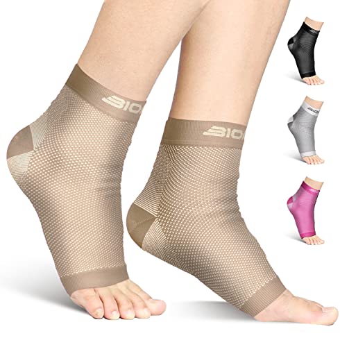 Plantarfasziitis-Fußsocken, beste Kompressionsbandage für Knöchelgewölbe und Ferse, Achillessehnenstütze von Bionix
