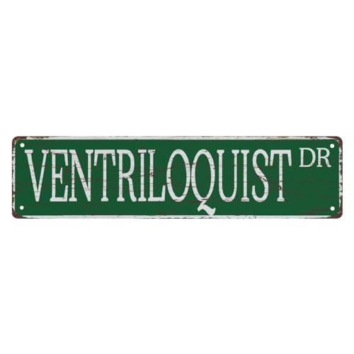 Blechschild Ventriloquist Retro Metall-Blechschilder 40,6 x 10,2 cm für Geschäft, Hof, Mann, Höhle, Garage, Outdoor, lustige Wanddekoration, dekorative Posterplatte Blechschild Ventriloquist Retro Metall-Blechschilder 40,6 x 10,2 cm für Geschäft, Hof, Mann, Höhle, Garage, Outdoor, lustige Wanddekoration, dekorative Posterplatte von Bioonce