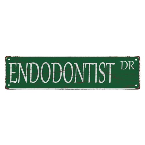 Metall-Blechschilder Endodontist, lustig, Vintage, schmal, Straßenschilder, Wandkunst, Dekoration, Eisen-Poster für Zuhause, Bauernhaus, Bar, Café, Garage, Männerhöhle, Geschenke Metall-Blechschilder Endodontist, lustig, Vintage, schmal, Straßenschilder, Wandkunst, Dekoration, Eisen-Poster für Zuhause, Bauernhaus, Bar, Café, Garage, Männerhöhle, Geschenke von Bioonce
