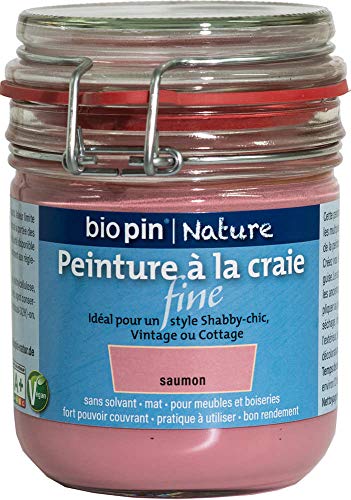 Biopin Kreidefarbe Naturfarbe, feine Kreide, 0,325 l, Lachs von Biopin Nature