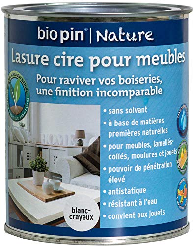 Biopin Nature Holzlasur für Möbel, 0,75 l, Weiß Biopin Nature Holzlasur für Möbel, 0,75 l, Weiß von Biopin Nature