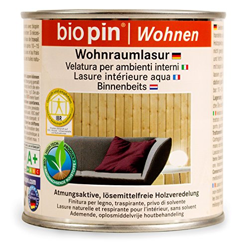 0,75 L biopin Wohnraumlasur farblos von Biopin