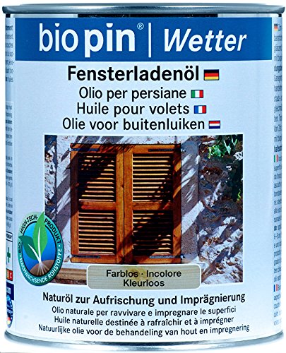 biopin Fensterladenöl 0,75 L, 03151 von Biopin