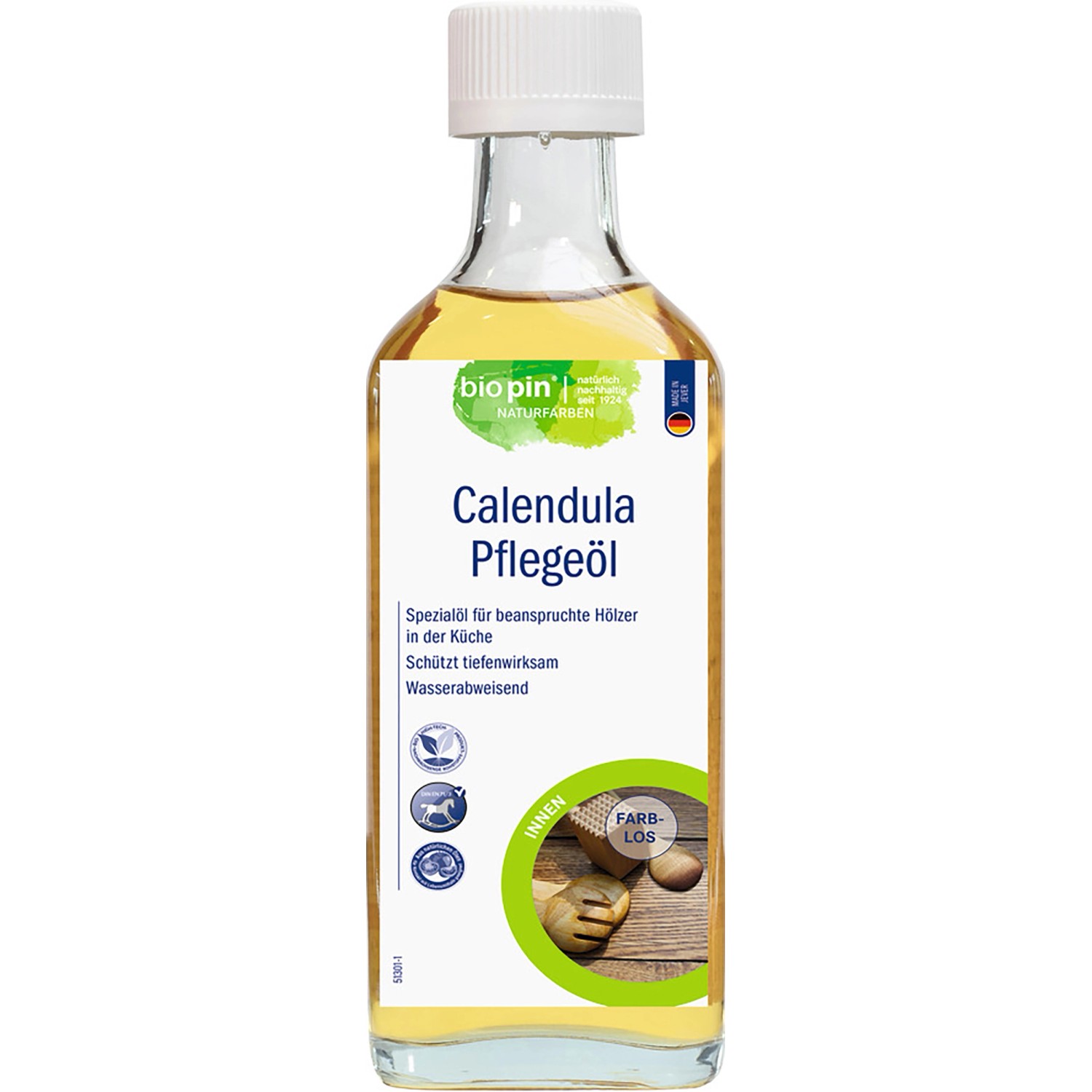 Biopin Exclusiv  Calendula-Pflegeöl Transparent 250 ml von Biopin