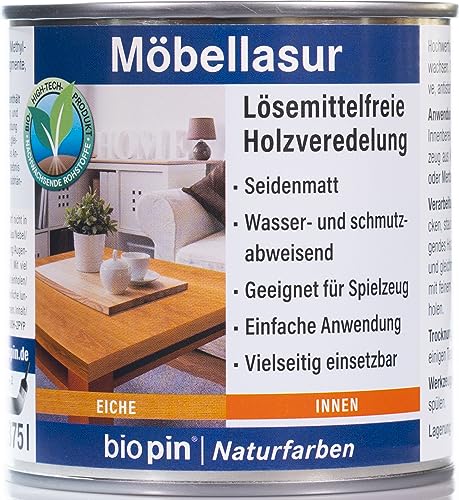 Biopin Möbellasur 0,375 L eiche von Biopin
