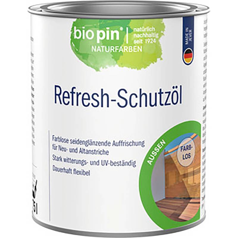 Biopin Refresh-Schutzöl Farblos Seidenglänzend 750 ml von Biopin