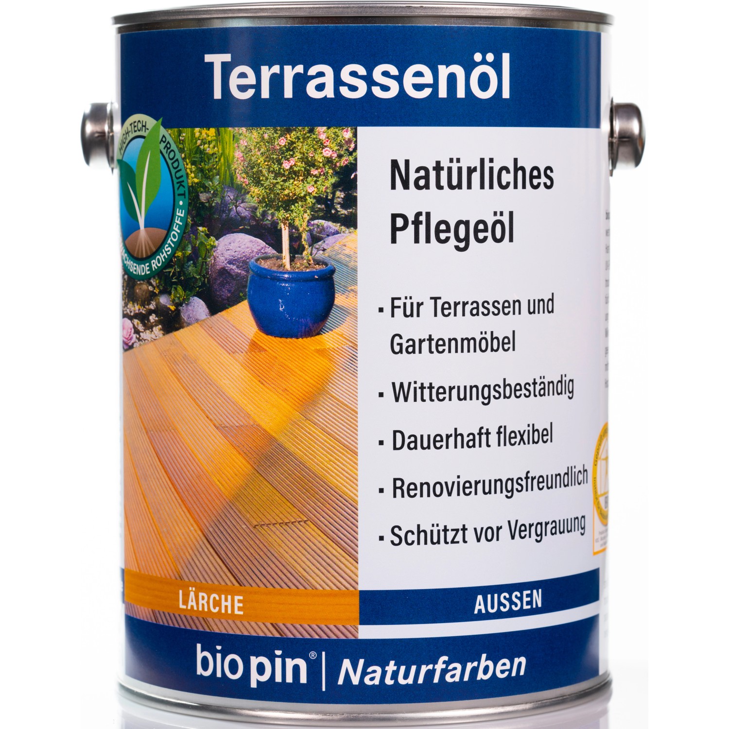 Biopin Terrassenöl Lärche 2,5 l von Biopin