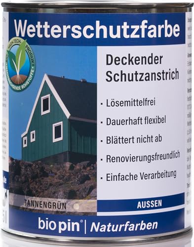 Wetterschutzfarbe von Biopin