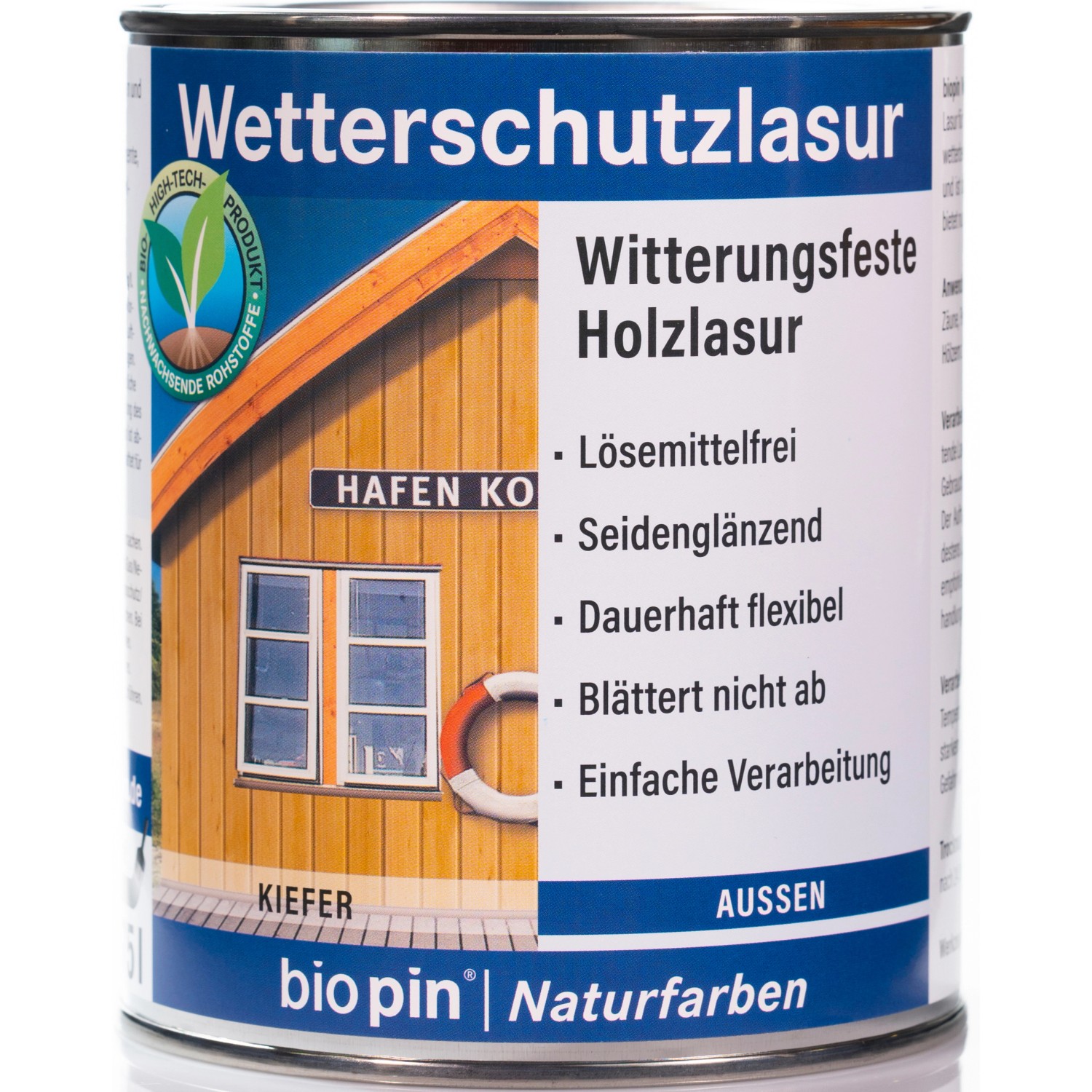 Biopin Wetterschutzlasur Kiefer 750 ml von Biopin