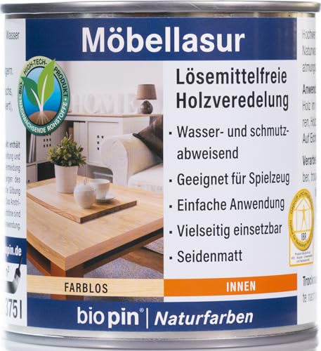 Möbellasur Varianten Farblos|2,50 ltr von Biopin