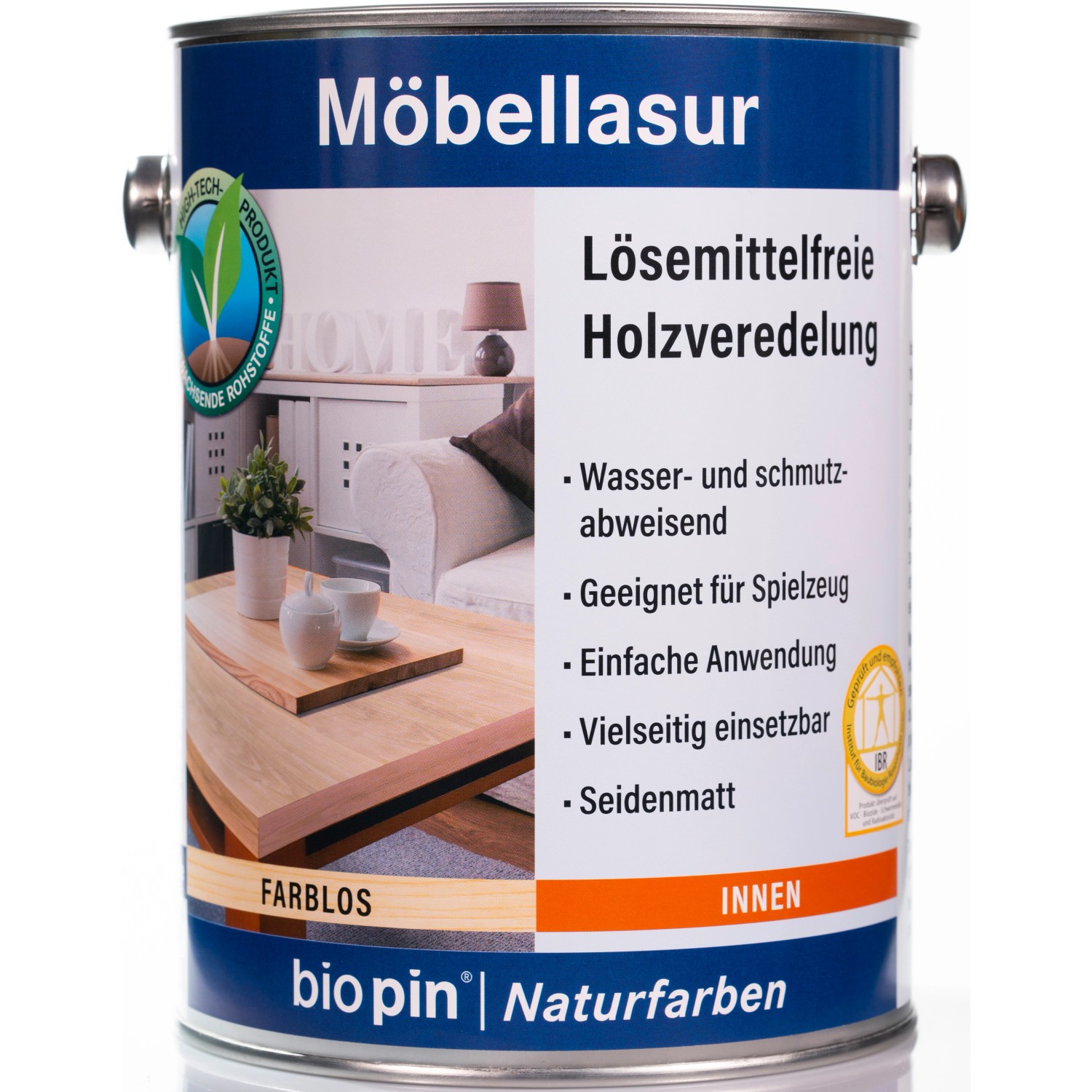 biopin Möbellasur farblos 2,5 l von Biopin