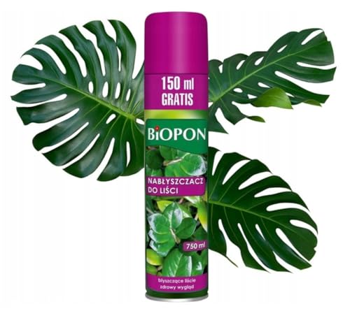 Blattglanz Für Grünpflanzen Blätter Sträuße Gegen Staub Blattpflege Spray 750ml von Biopon