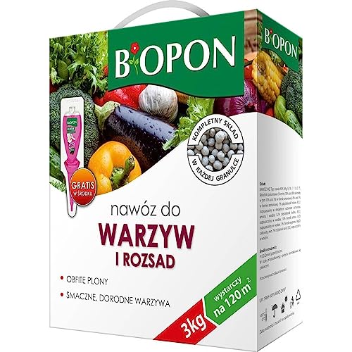 Biopon Dünger für Tomaten, Gurken und Gemüse - NPK Gartendünger Spezialdünger 3kg Biopon Dünger für Tomaten, Gurken und Gemüse - NPK Gartendünger Spezialdünger 3kg von Biopon