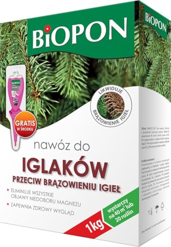 Koniferendünger Gegen Bräunung Dünger Koniferen Tannen Magnesiumsulfat 40m2 1kg Koniferendünger Gegen Bräunung Dünger Koniferen Tannen Magnesiumsulfat 40m2 1kg von Biopon