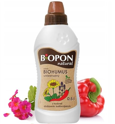 Pflanzendünger Mit Wurmhumus Huminsäuren Flüssigdünger Für Alle Pflanzen 500ml von Biopon