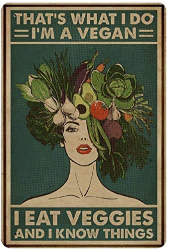 Green I Eat Vegan,12 * 8 Inches Vintage Funny Poster Wall Decor Art Gift Retro Picture Metal Sign Green I Eat Vegan,12 * 8 Inches Vintage Funny Poster Wall Decor Art Gift Retro Picture Metal Sign von Bioputty