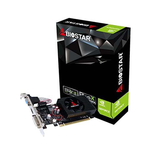 BIOSTAR VGA GT610-2GB D3 LP HDMI DVI VGA 2560 X 1600 64BITS von Biostar