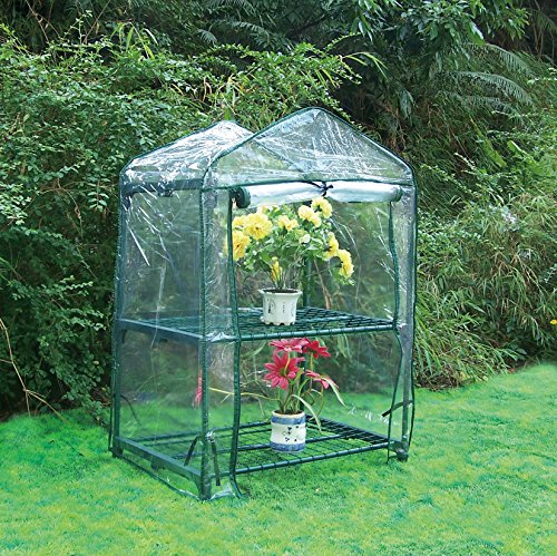 Biotop B2090 Gewächshaus 2 Etagen, 68 x 49 x 92 cm, transparent von Biotop