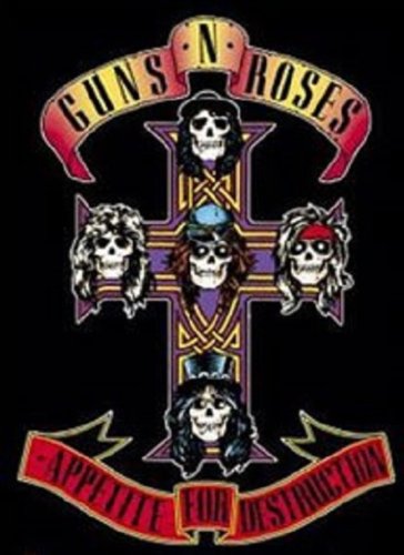 Bioworld Guns N´ Roses Textil-Poster Appetite for Destruction 75 x 110 cm von Bioworld