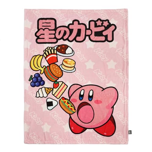 Bioworld Kirby Flanell-Überwurf, doppelseitig bedruckt von Bioworld