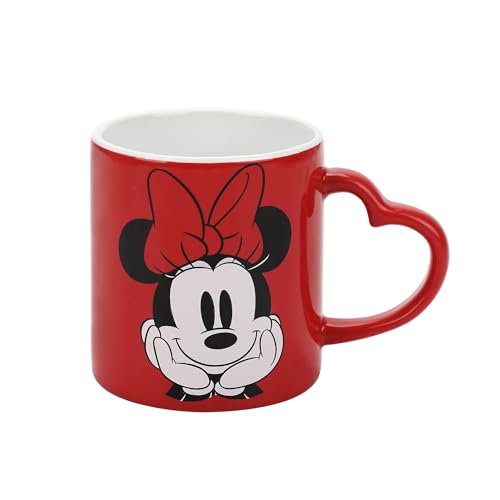 Disney Minnie Mouse Signature Red 473 ml geformte Keramiktasse von Bioworld