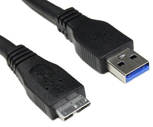 Bipra OEM SuperSpeed ​​USB 3.0 Kabel A auf Micro B - 1 Fuß - 35cm - Länge 0,8 m - Für WD/Seagate/Clickfree/Toshiba/Samsung Externe Festplatten von Bipra