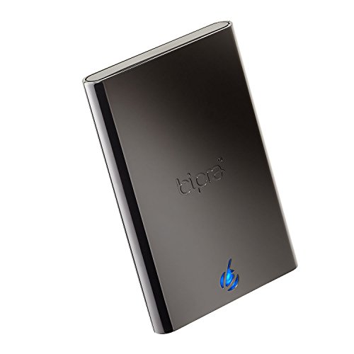 Bipra S2 Externe Festplatte, 6,3 cm (2,5 Zoll), USB 2.0, Mac Edition, tragbar, Schwarz (1 TB SSD) von Bipra