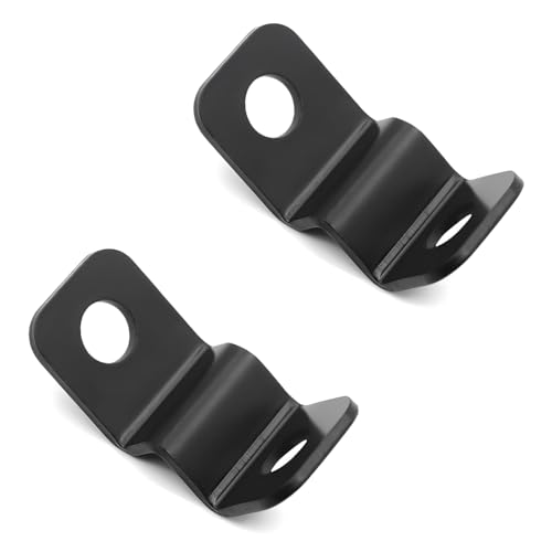 Biqing 2 x Motorrad-Blinkerhalterungen, Aluminiumlegierung, Motorradblinker, Umzugshalter, Front-/Heckblinker-Halterungen von Biqing