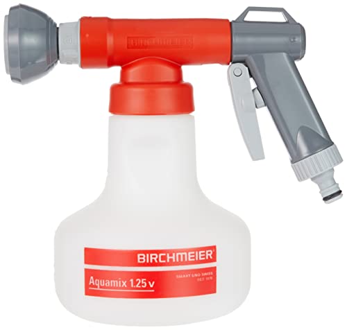 Birchmeier Aquamix 1.25 V Dünger / Wassermischer - Für Präzises Dosieren Flüssiger, Rasendünger, Pflanzenstärkungsmittel im Verhältnis 0.2%, 0.5%, 1% und 2% - Bewässerung und Düngen in einem von Birchmeier