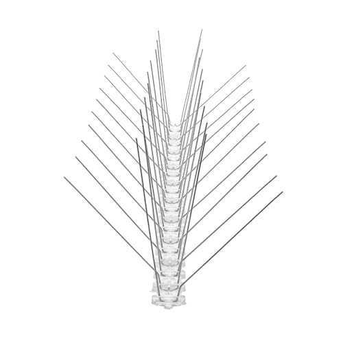 Taubenabwehr Spikes aus Rostfreier Edelstahl. 5 Meter-Box. Made in EU von Bird-Tech TM