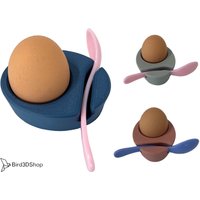Eierbecher - Sets in 3 Verschiedenen Farben, 3D Gedruckt von Bird3DShop