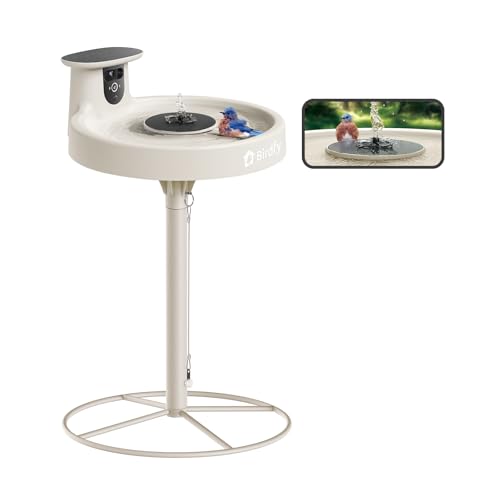 Birdfy Smart Vogeltränke Stehend mit Dual Kamera, Winterfest Vogeltränke mit Solarbrunnen, Vogelbad für Draußen Garten, Automatisch Aufnahm, Echtzeit Benachrichtigung, Zeitlupenvideo, Farbnachtsicht Birdfy Smart Vogeltränke Stehend mit Dual Kamera, Winterfest Vogeltränke mit Solarbrunnen, Vogelbad für Draußen Garten, Automatisch Aufnahm, Echtzeit Benachrichtigung, Zeitlupenvideo, Farbnachtsicht von Birdfy