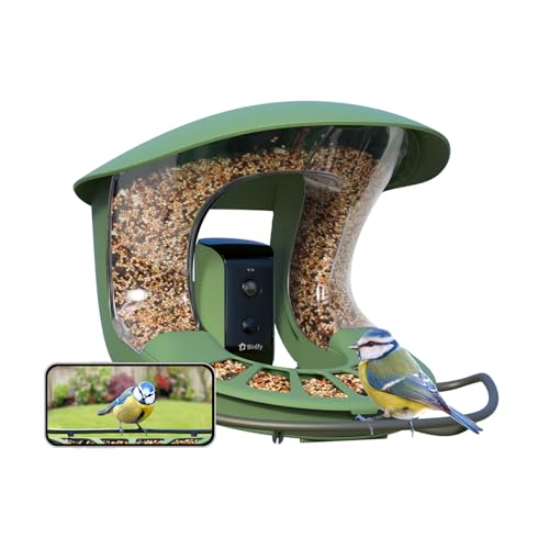 Birdfy 2 Base Vogelfutterhaus mit Kamera und App, 1080P Wireless Futterstation mit Farbnachtsicht, Live Vogelbeobachtung, Automatisch Vogelaufnahme, Echtzeit Benachrichtigung, Solarbetrieb Birdfy 2 Base Vogelfutterhaus mit Kamera und App, 1080P Wireless Futterstation mit Farbnachtsicht, Live Vogelbeobachtung, Automatisch Vogelaufnahme, Echtzeit Benachrichtigung, Solarbetrieb von Birdfy