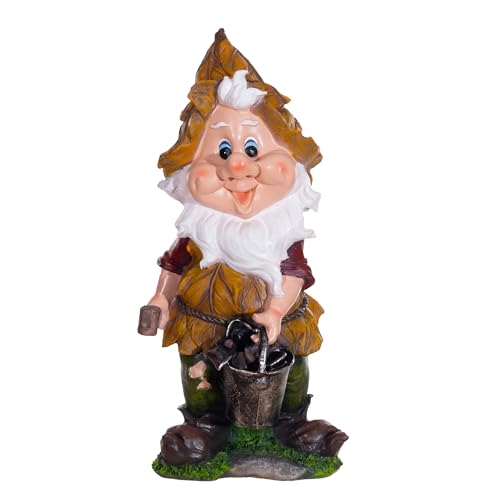 Birendy Zwerg 14198-3 Gartenzwerg mit Eimer, Extra Groß 55cm Gartenfigur Fartenzwerg Birendy Zwerg 14198-3 Gartenzwerg mit Eimer, Extra Groß 55cm Gartenfigur Fartenzwerg von Birendy