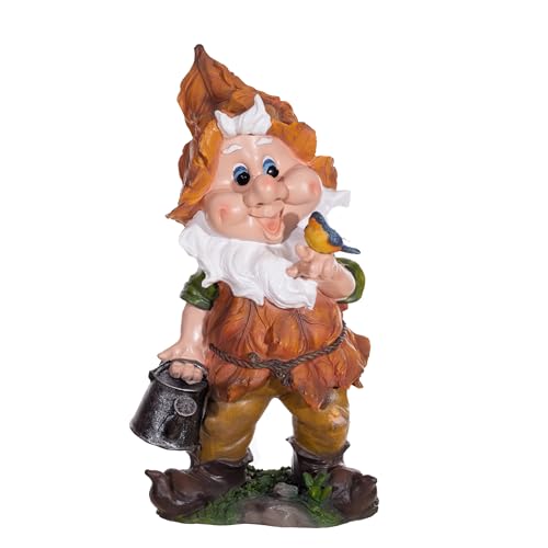 Birendy Zwerg Mit Giesskanne Gartenzwerg 55cm Gartenfigur Dekozwerg von Birendy