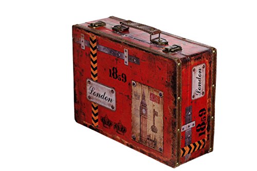 Birendy Truhe Kiste SJ 15369 Koffer Kofferset Holztruhe Vintage Schatzkiste von Birendy