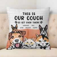 Lustiges Hunde - Und Katzenkissen, Personalisierte Hundeliebhaber Kuschelkissen, Individuelles Geburtstags -/Weihnachtsgeschenk von BirgitVStore