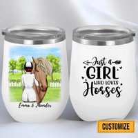 Nur Ein Mädchen, Das Pferde Liebt, Pferdebecher, Reitgeschenk, Pferd Jockey Geschenk, Mutter Reiter, Pferdetrainer, Pferdetasse von BirgitVStore