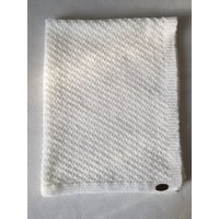 Handgestrickte Babydecke in Weiß Ca. 68 X 80 cm von BirgitsStrickstube