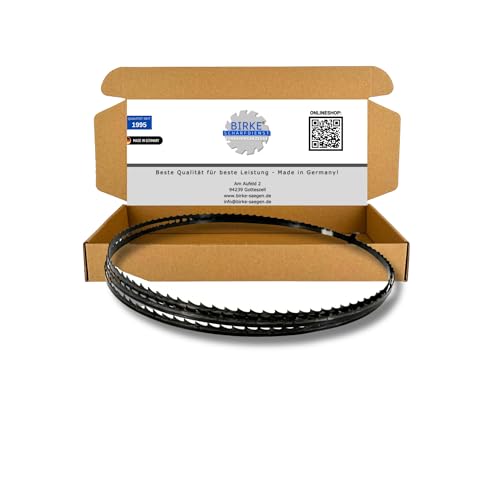 Bandsägeblätter Flexback 1070-6000mm Breite 6mm 4 ZpZ für Holz,Kunststoffe,NE-Stoffe (3180mm x 6mm x 0,65mm 4ZpZ) von Birke GbR Schärfdienst Werkzeughandel