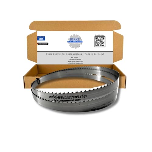 Birke Bandsägeblätter für Fleisch- und Knochensägen 1400-2940 mm x 15 mm B6 für Kolbe, Bizerba, Reich, Fanal, Berkel... (2400mm x 15mm x 0,5mm B6) von Birke GbR Schärfdienst Werkzeughandel