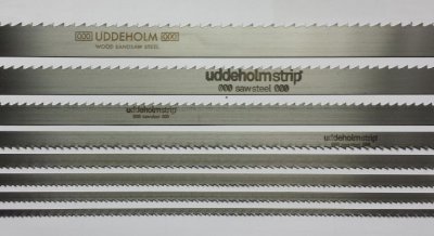 Uddeholm Schwedenstahl 1070-2500mm Breite 15mm für Holz (2200mm x 15mm x 0,4mm ZT5mm) von Birke GbR Schärfdienst Werkzeughandel