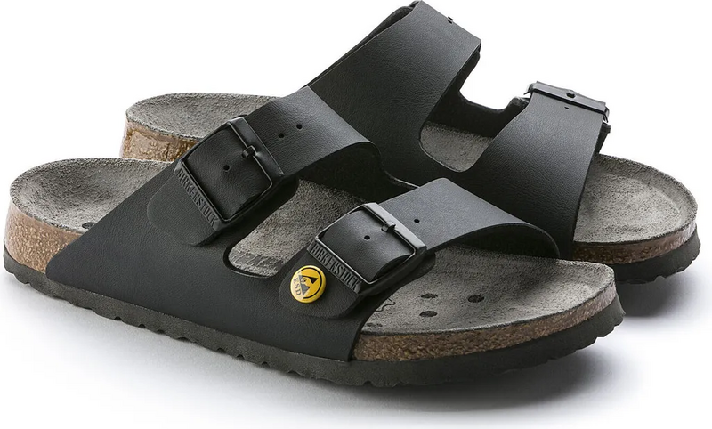B-Ware Birkenstock Clog Pantoletten Arizona Esd Gr.42 Schwarz Obermaterial Birko Flo774 B-Ware Birkenstock Clog Pantoletten Arizona Esd Gr.42 Schwarz Obermaterial Birko Flo774 von Birkenstock
