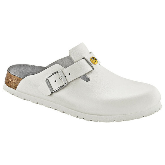 BIRKENSTOCK® - ESD-Clog Boston, Größe 44, weiß, normal von Birkenstock