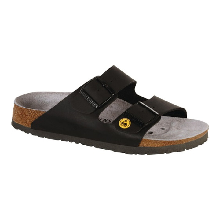 B-Ware Birkenstock Clog Pantoletten Arizona Esd Schwarz Gr 46 Birko Flor En 61340 von Birkenstock