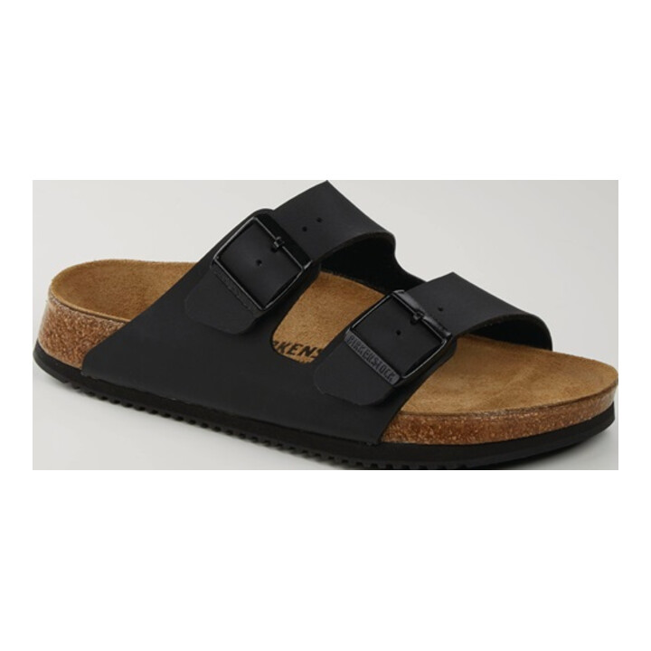 B-Ware Birkenstock Sandale Schlappe Arizona Berufsschuhe Schwarz Gr46 Din En Iso 20347 von Birkenstock