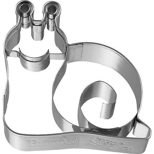 Birkmann Ausstechform, Silber, Schnecke, Edelstahl, 7 cm, 1 Stück von Birkmann