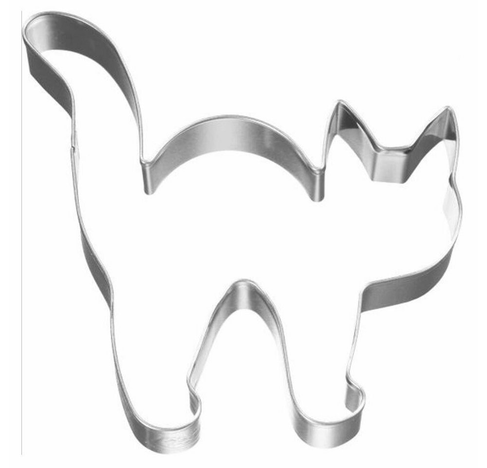 Birkmann Ausstechform Halloween Katze 8 cm, Edelstahl von Birkmann