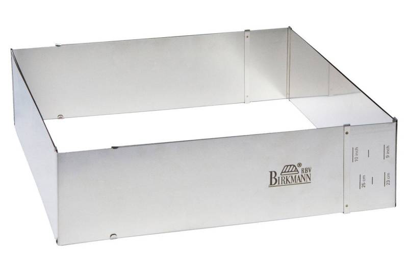 Birkmann Backform Backrahmen EASY BAKING, Edelstahl, H 7 cm, (1-tlg), verstellbar von Birkmann